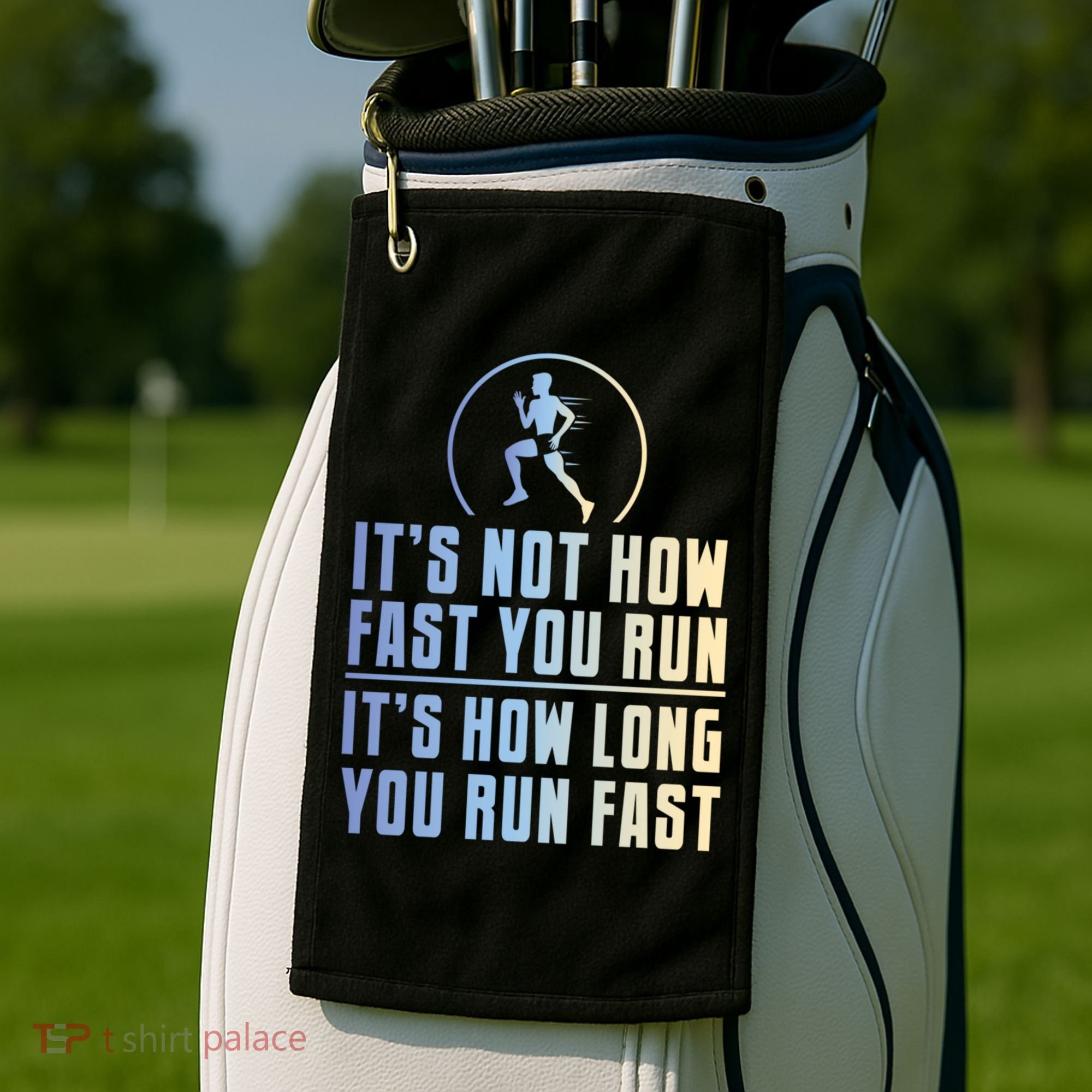 Funny Long Distance Runner Xc Coach Cross Country Gift Meaningful Gift Golf Towel