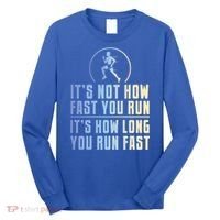 Funny Long Distance Runner Xc Coach Cross Country Gift Meaningful Gift Long Sleeve Shirt thumb 0