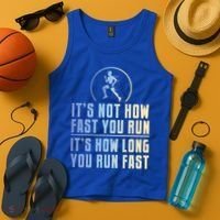 Funny Long Distance Runner Xc Coach Cross Country Gift Meaningful Gift Tank Top thumb 4