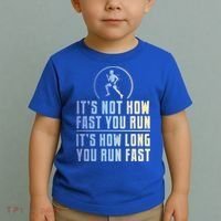 Funny Long Distance Runner Xc Coach Cross Country Gift Meaningful Gift Toddler T-Shirt thumb 2