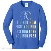 Funny Long Distance Runner Xc Coach Cross Country Gift Meaningful Gift Kids Long Sleeve Shirt thumb 0