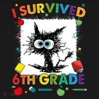 Funny Last Day Of Sixth 6Th Grade I Survived Sixth 6Th Grade Gift Women's Hoodie thumb 2