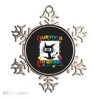 Funny Last Day Of Sixth 6Th Grade I Survived Sixth 6Th Grade Gift Ornament thumb 0