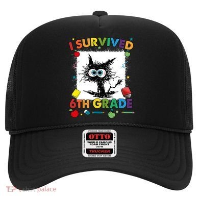 Funny Last Day Of Sixth 6Th Grade I Survived Sixth 6Th Grade Gift Hat