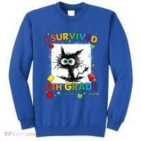 Funny Last Day Of Sixth 6Th Grade I Survived Sixth 6Th Grade Gift Sweatshirt thumb 0