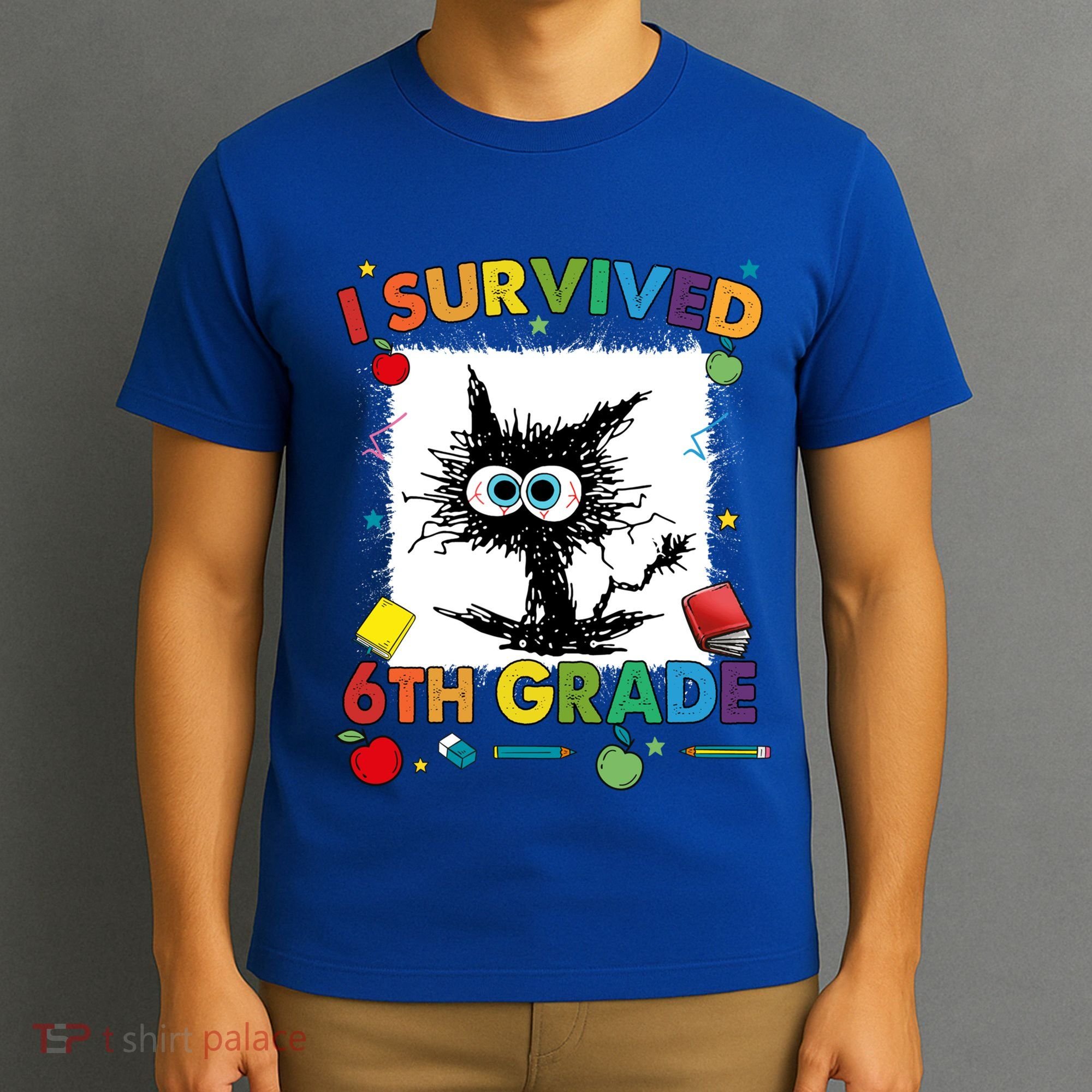 Funny Last Day Of Sixth 6Th Grade I Survived Sixth 6Th Grade Gift T-Shirt