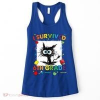 Funny Last Day Of Sixth 6Th Grade I Survived Sixth 6Th Grade Gift Women's Tank Top thumb 0
