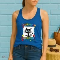 Funny Last Day Of Sixth 6Th Grade I Survived Sixth 6Th Grade Gift Women's Tank Top thumb 2