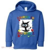 Funny Last Day Of Sixth 6Th Grade I Survived Sixth 6Th Grade Gift Toddler Hoodie thumb 0