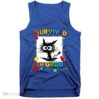 Funny Last Day Of Sixth 6Th Grade I Survived Sixth 6Th Grade Gift Tank Top thumb 0