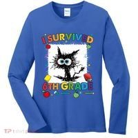 Funny Last Day Of Sixth 6Th Grade I Survived Sixth 6Th Grade Gift Women's Long Sleeve Shirt thumb 0