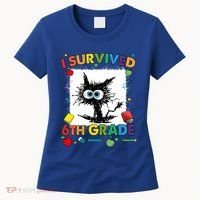 Funny Last Day Of Sixth 6Th Grade I Survived Sixth 6Th Grade Gift Women's T-Shirt thumb 0