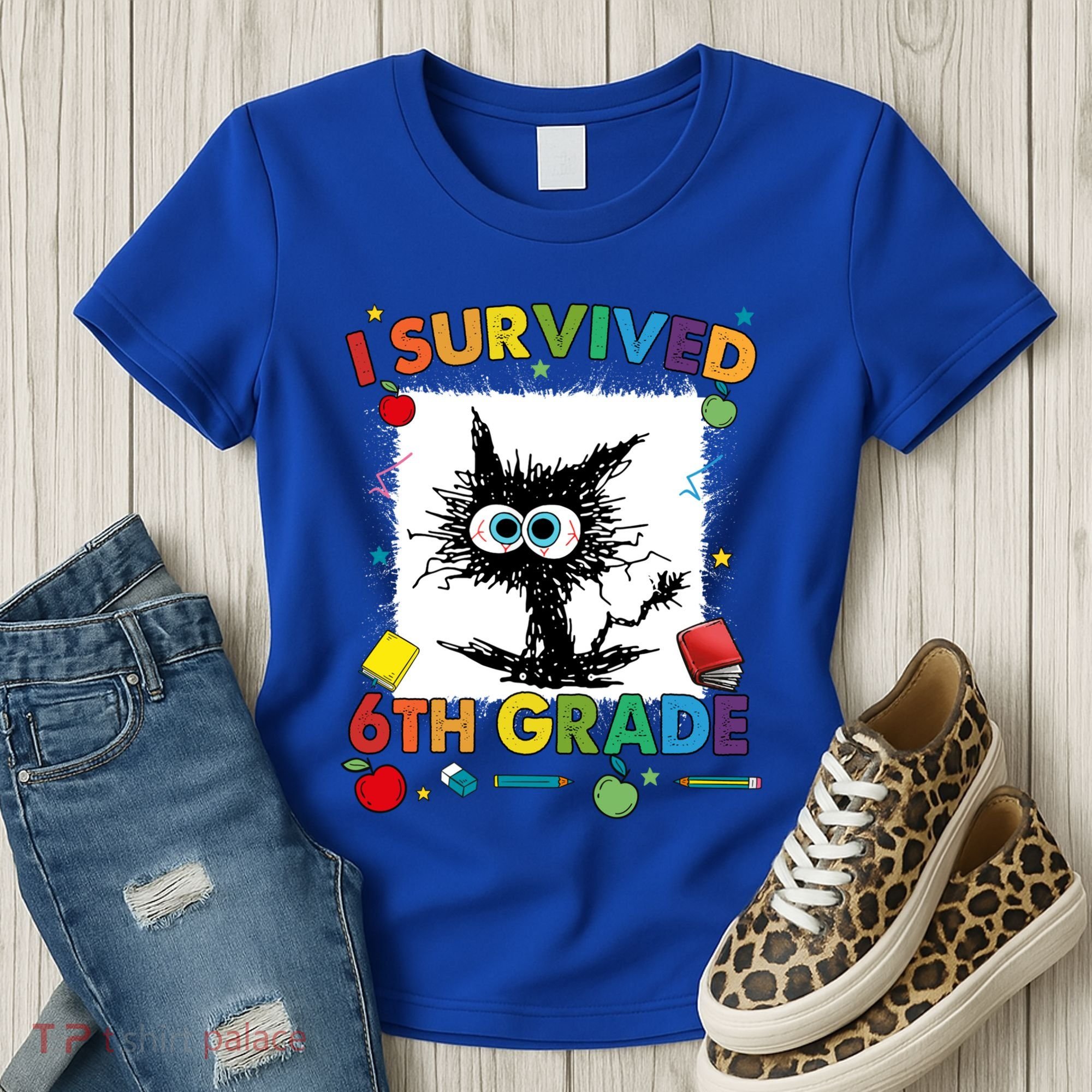 Funny Last Day Of Sixth 6Th Grade I Survived Sixth 6Th Grade Gift Women's T-Shirt