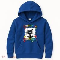 Funny Last Day Of Sixth 6Th Grade I Survived Sixth 6Th Grade Gift Kids Hoodie thumb 0