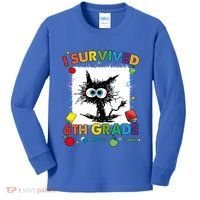Funny Last Day Of Sixth 6Th Grade I Survived Sixth 6Th Grade Gift Kids Long Sleeve Shirt thumb 0