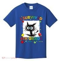Funny Last Day Of Sixth 6Th Grade I Survived Sixth 6Th Grade Gift Kids T-Shirt thumb 0