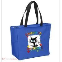 Funny Last Day Of Sixth 6Th Grade I Survived Sixth 6Th Grade Gift Tote Bag thumb 2