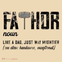 Fathor Like Dad Just Way Mightier FatherS Day Fa Thor Tote Bag thumb 4
