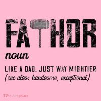 Fathor Like Dad Just Way Mightier FatherS Day Fa Thor Coaster thumb 2