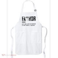Fathor Like Dad Just Way Mightier FatherS Day Fa Thor Apron thumb 0