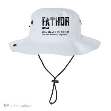 Fathor Like Dad Just Way Mightier FatherS Day Fa Thor Bucket Hat