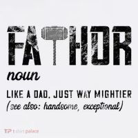 Fathor Like Dad Just Way Mightier FatherS Day Fa Thor Mousepad thumb 1