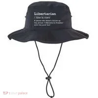 Funny Libertarian Definition Bucket Hat thumb 0