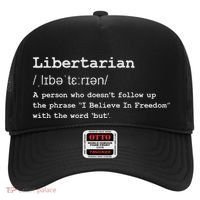 Funny Libertarian Definition Hat thumb 0