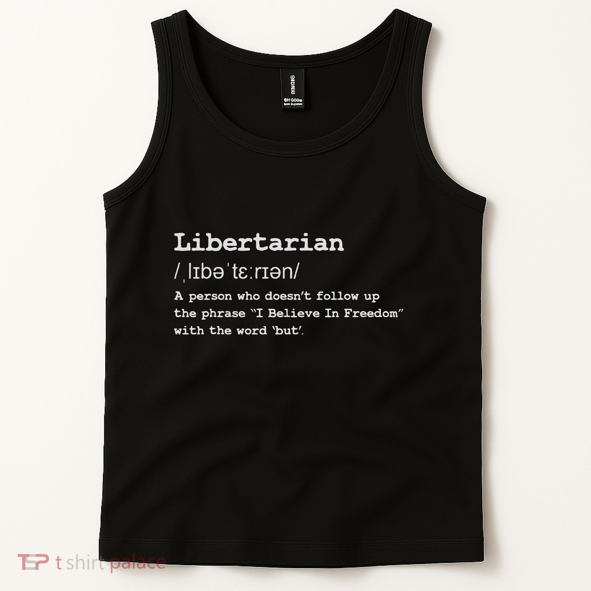 Funny Libertarian Definition Tank Top