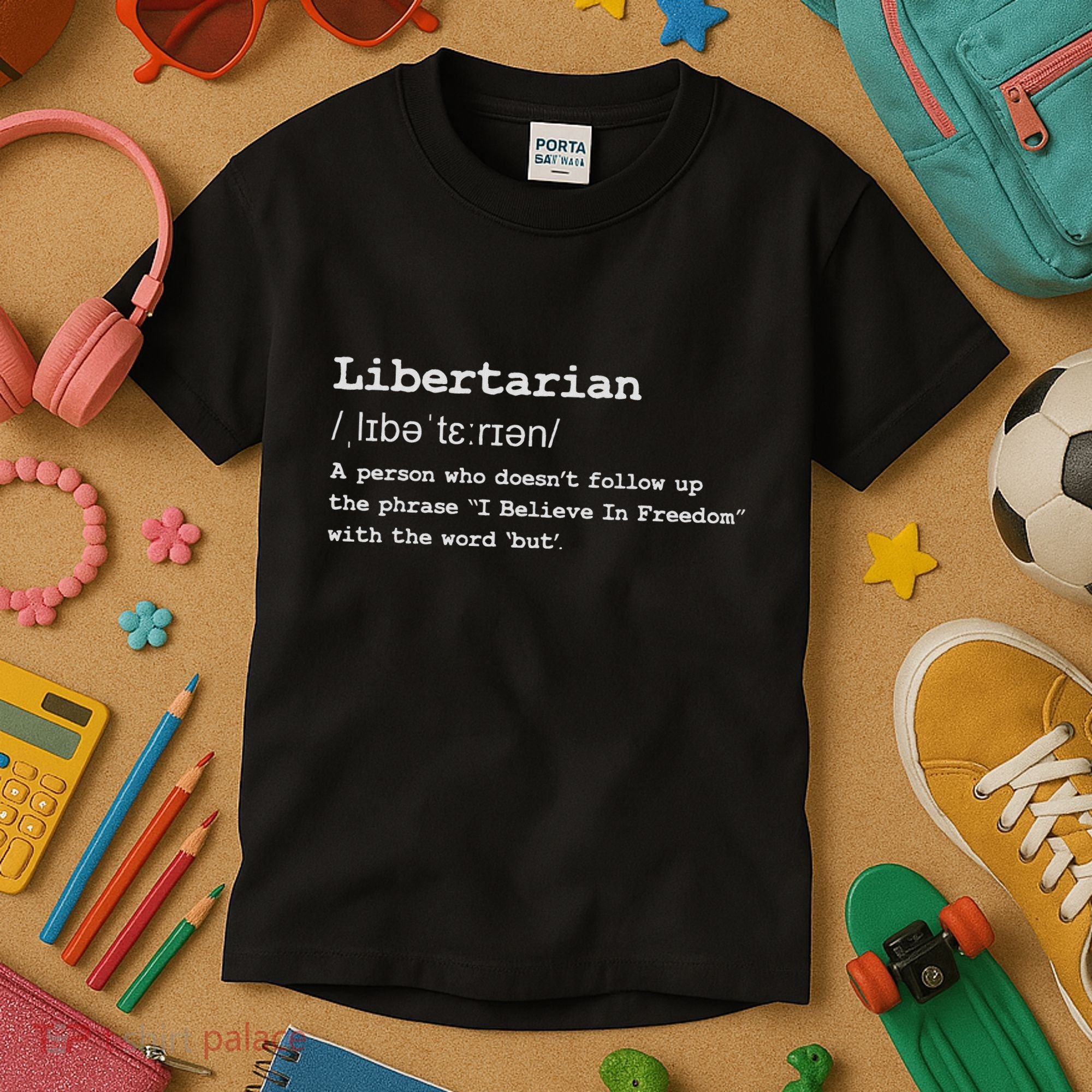 Funny Libertarian Definition Kids T-Shirt