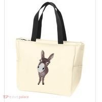 Funny Looking Donkey Gift Idea For Cute Donkeys Horses Tote Bag thumb 3