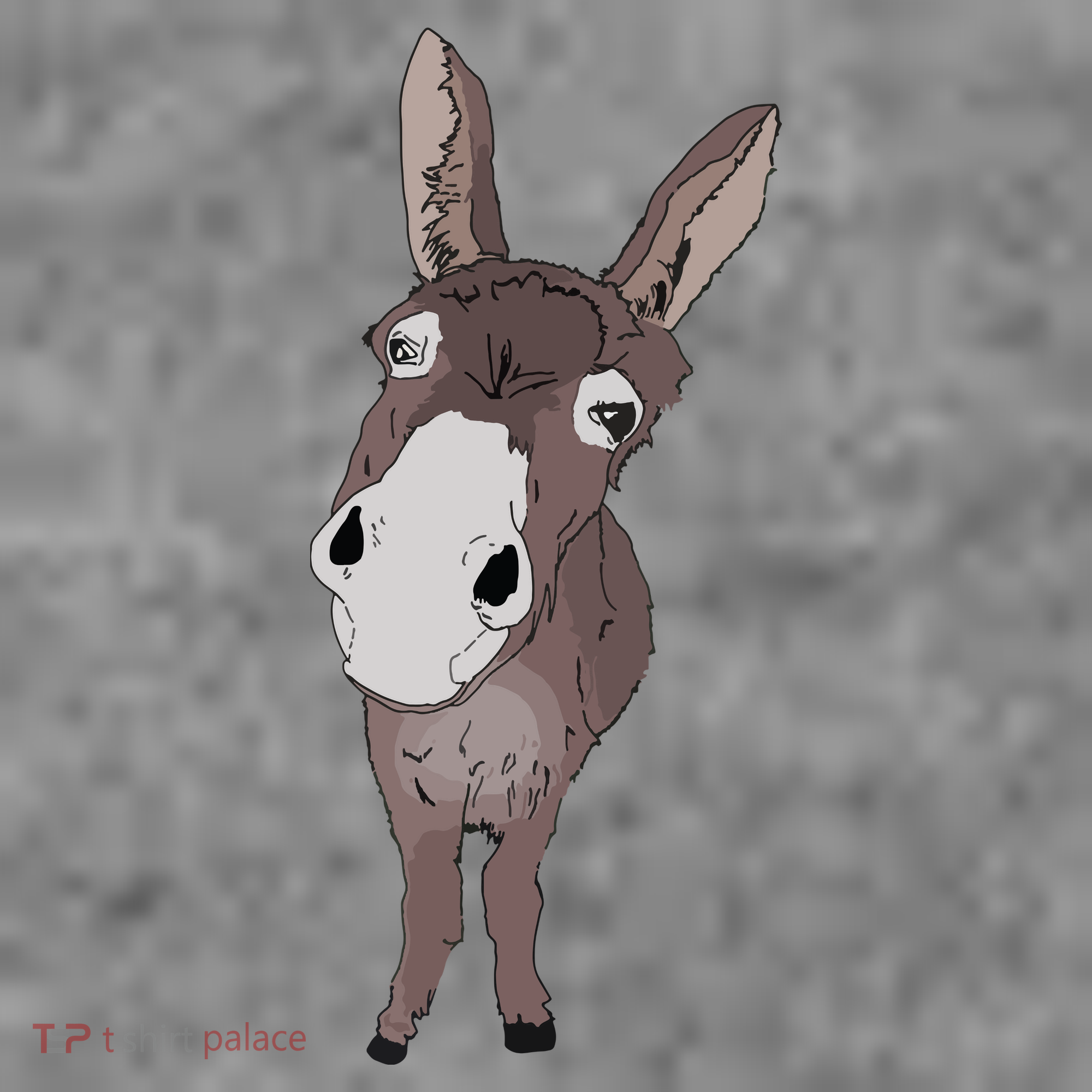 Funny Looking Donkey Gift Idea For Cute Donkeys Horses Toddler Hoodie