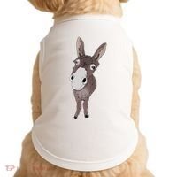 Funny Looking Donkey Gift Idea For Cute Donkeys Horses Doggie Tank thumb 0
