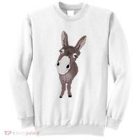 Funny Looking Donkey Gift Idea For Cute Donkeys Horses Sweatshirt thumb 0