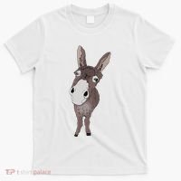 Funny Looking Donkey Gift Idea For Cute Donkeys Horses T-Shirt thumb 0