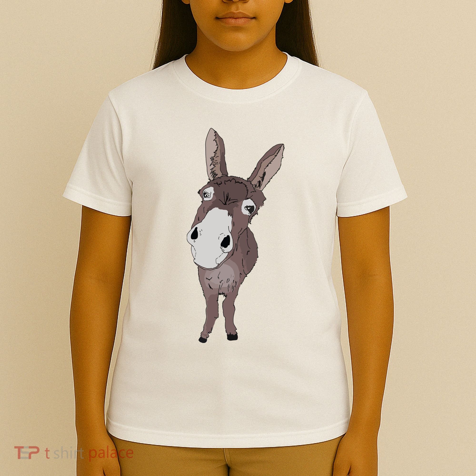 Funny Looking Donkey Gift Idea For Cute Donkeys Horses T-Shirt