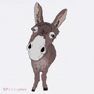 Funny Looking Donkey Gift Idea For Cute Donkeys Horses Tall T-Shirt