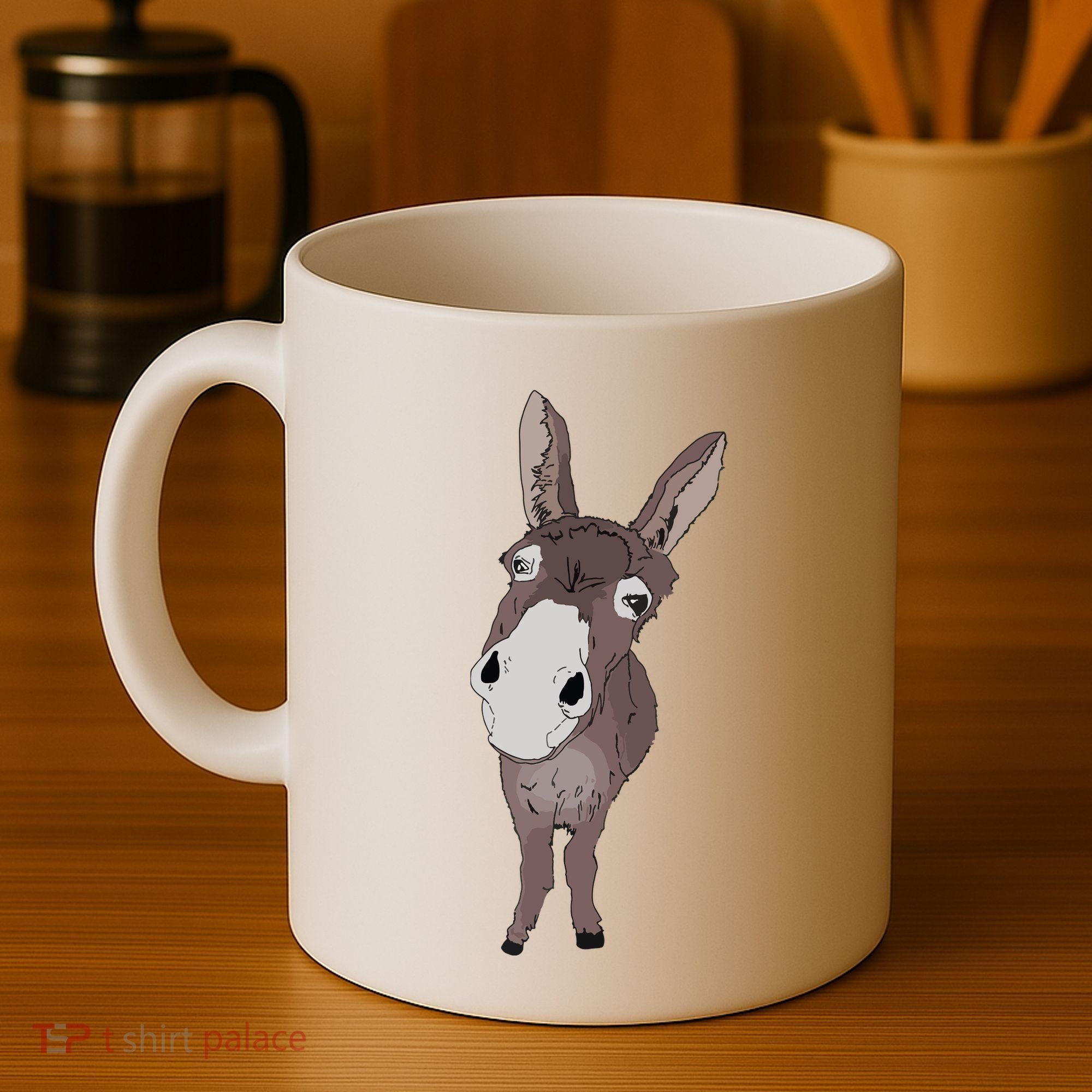Funny Looking Donkey Gift Idea For Cute Donkeys Horses Coffee Mug