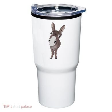Funny Looking Donkey Gift Idea For Cute Donkeys Horses Tumbler