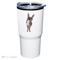 Funny Looking Donkey Gift Idea For Cute Donkeys Horses Tumbler thumb 0