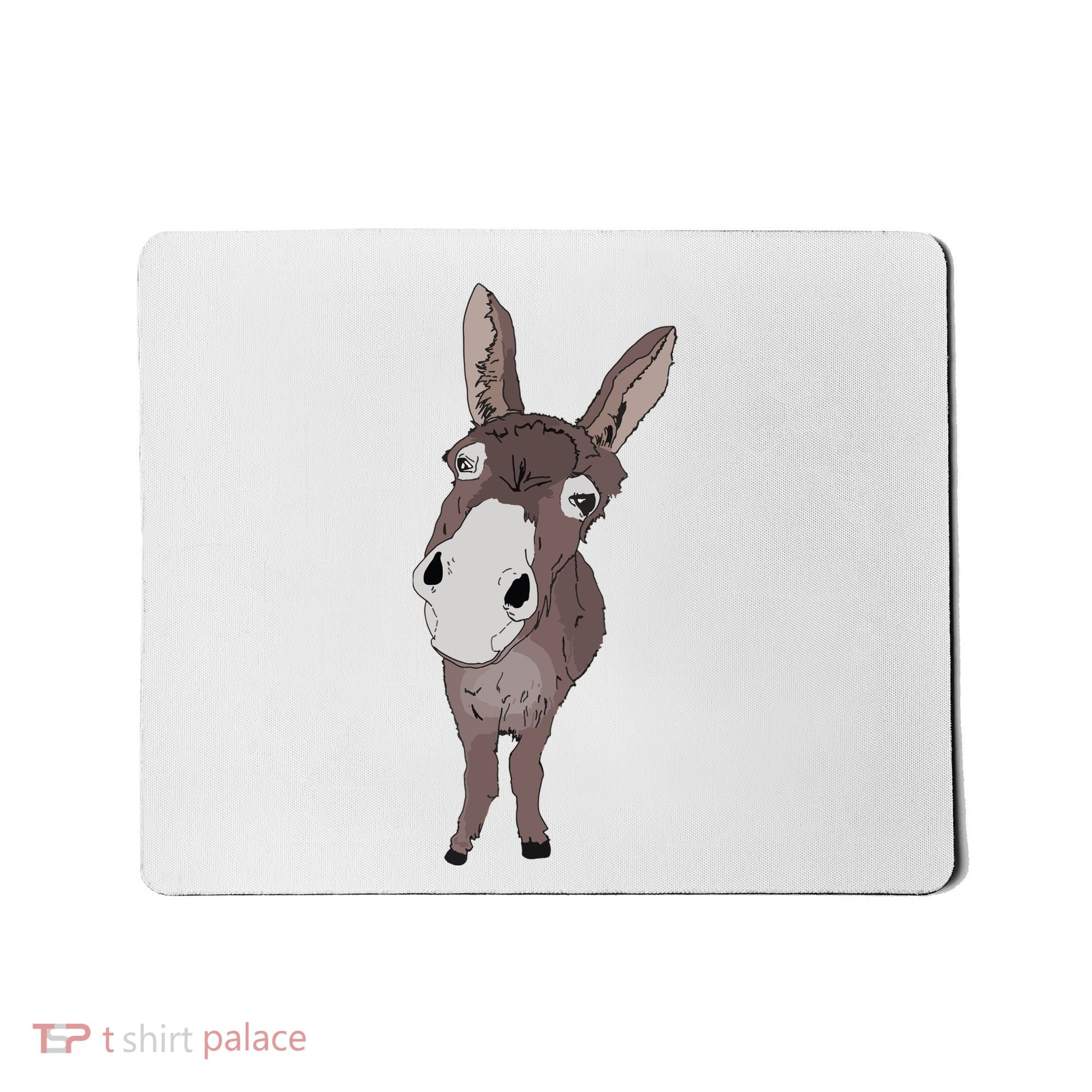 Funny Looking Donkey Gift Idea For Cute Donkeys Horses Mousepad