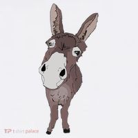 Funny Looking Donkey Gift Idea For Cute Donkeys Horses Women's Tank Top thumb 5