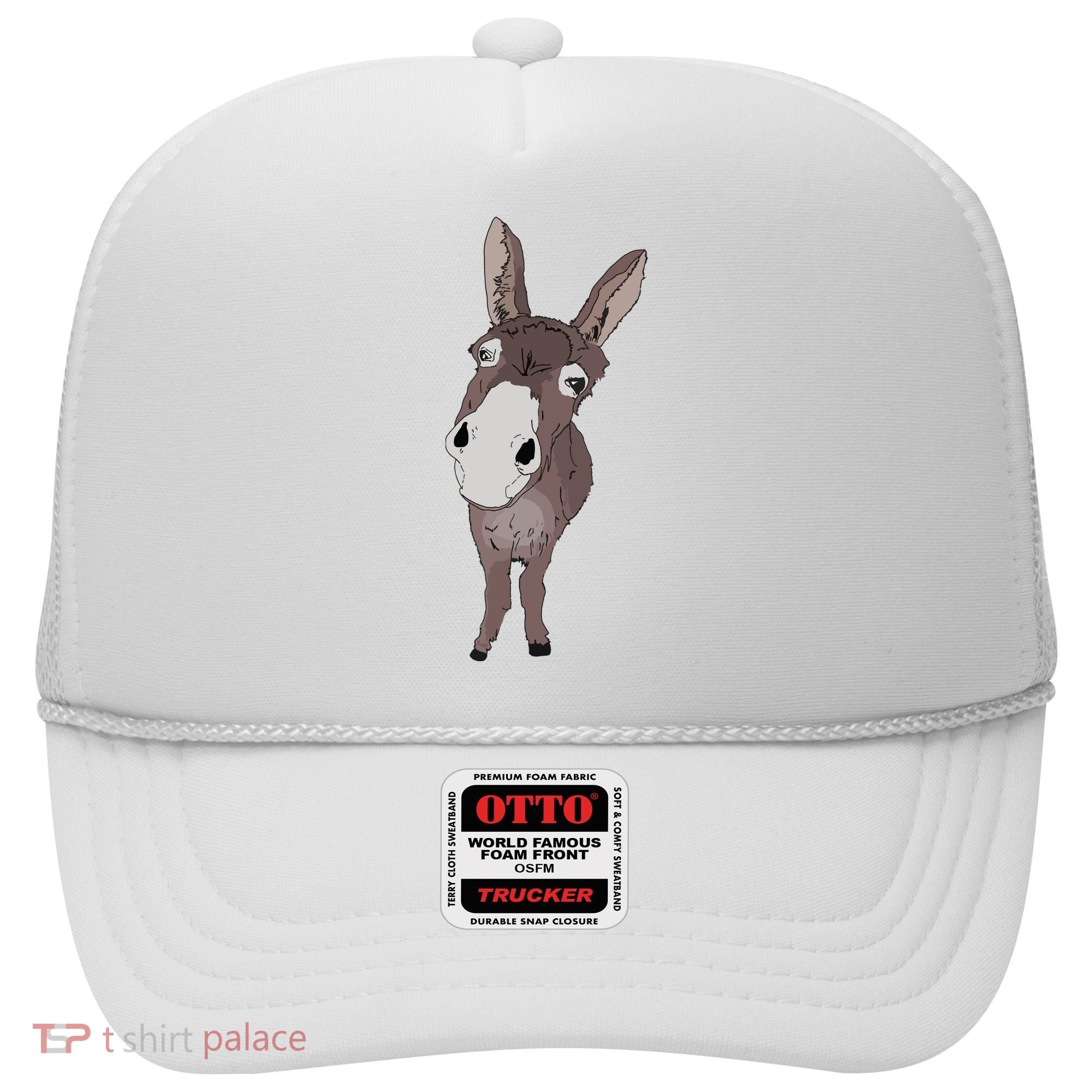 Funny Looking Donkey Gift Idea For Cute Donkeys Horses Hat