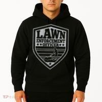 Funny Lawn Enforcement Officer Dad Lawn Mowing Hoodie thumb 2