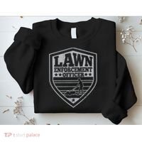 Funny Lawn Enforcement Officer Dad Lawn Mowing Sweatshirt thumb 2