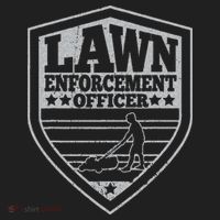 Funny Lawn Enforcement Officer Dad Lawn Mowing Hat thumb 2