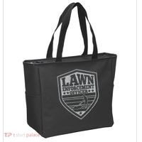 Funny Lawn Enforcement Officer Dad Lawn Mowing Tote Bag thumb 2
