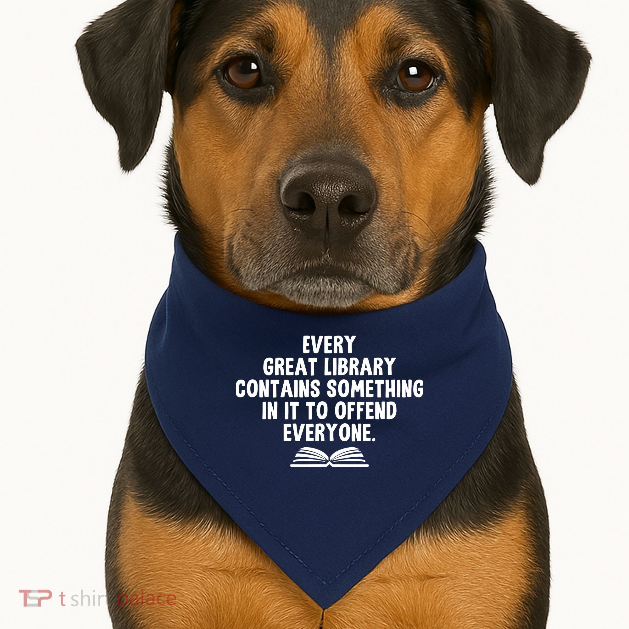 Funny Librarians Every Great Library Banned Books Lover USA-Made Doggie Bandana