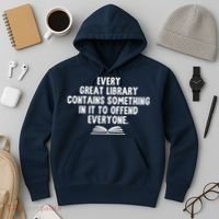 Funny Librarians Every Great Library Banned Books Lover Hoodie thumb 3