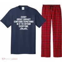 Funny Librarians Every Great Library Banned Books Lover Pajama Set thumb 0